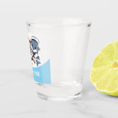 Roerwiel-dolfijn Shot Glas (Rechts)