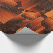 Roest Art Deco Cadeaupapier (Hoek)