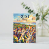 Roest Austria Briefkaart (Staand voorkant)