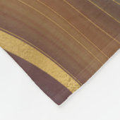 Roest & Blauwgroen aardstrata Fleece Deken (Hoek)