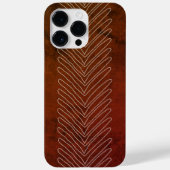 Roest Bruin Moderne Tribal Afrikaanse Pijlen Case-Mate iPhone Case (Achterkant)