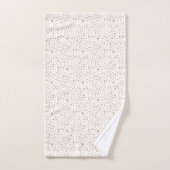 Roest Confetti Watercolor Stippen Bad Handdoek (Handdoek)