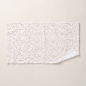 Roest Confetti Watercolor Stippen Bad Handdoek (Handdoek)