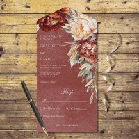 Roest & Cream Pioenen Bloemen Geen Diner