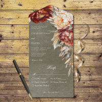 Roest & Cream Pioenen Bloemen Salie Diner
