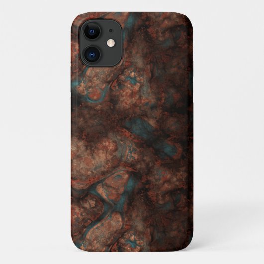 Roest en blauwe steen Case-Mate iPhone case (Achterkant)