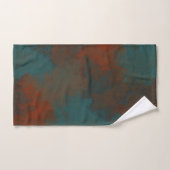 Roest en Blauwgroen Marmer abstract Bad Handdoek (Handdoek)