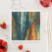 Roest en Blauwgroen Servet (Insitu)