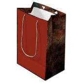 Roest en turkoois steen medium cadeauzakje (Voorkant Gekanteld)