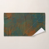 Roest en Turquoise Marmer abstract 4 Bad Handdoek (Handdoek)