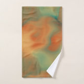 Roest en Turquoise Marmer abstract Bad Handdoek (Handdoek)