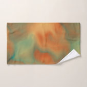 Roest en Turquoise Marmer abstract Bad Handdoek (Handdoek)