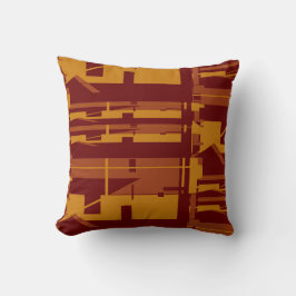 Roest Goud Bourgondië Zuidwesten kijken Oneffen Mo Kussen