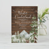 Roest Hout Winter Nederland Verjaardagsbos Kaart (Staand voorkant)