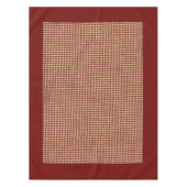 Roest Kleur Check Tafelkleed (Voorkant)