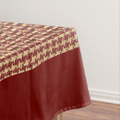 Roest Kleur Check Tafelkleed (Voorbeeld)