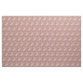 Roest kleur konijn & bladeren designer stof (Yard (91,4 cm))