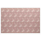 Roest kleur konijn & bladeren designer stof (Fat Quarter)