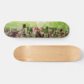 roest licht groen skateboard (Horizontaal)