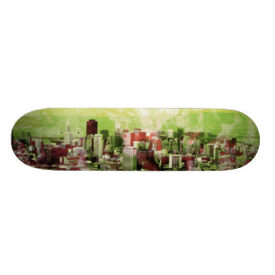 roest licht groen skateboard