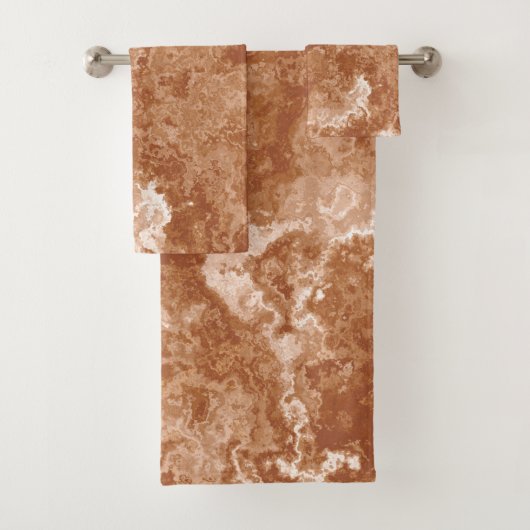 Roest Marmer abstract Bad Handdoek (Insitu)