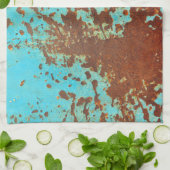 roest met roestvrij bord theedoek (Gevouwen)