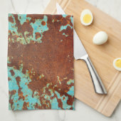 roest met roestvrij bord theedoek (Quarter Fold)