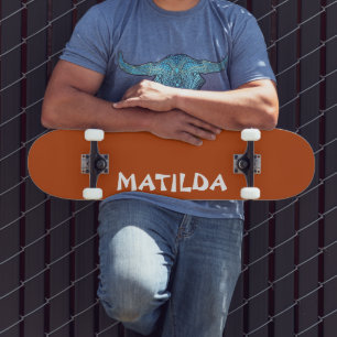 Roest Moderne Naam   Stijlvol Trendy Persoonlijk Skateboard