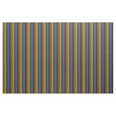 Roest, Mosterd & Indigo Retro Strepen Stof (Yard (91,4 cm))