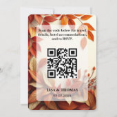 Roest Olijf Botanische Trouw Uitnodiging (Achterkant)