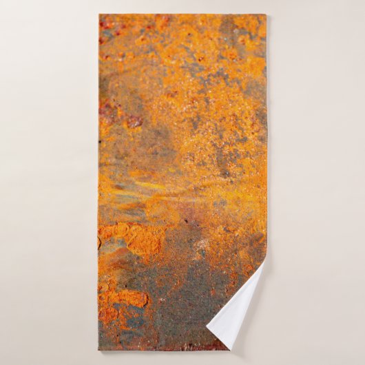 roest op ijzer als achtergrond, abstract, vuil badhanddoek (Badhanddoek)