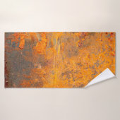 roest op ijzer als achtergrond, abstract, vuil badhanddoek (Badhanddoek)