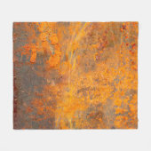 roest op ijzer als achtergrond, abstract, vuil fleece deken (Voorkant (Horizontaal))