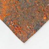 roest op ijzer als achtergrond, abstract, vuil fleece deken (Hoek)