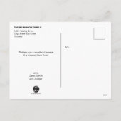 Roest Oranje Prettige feestdagen (Achterkant)