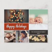 Roest Oranje Prettige feestdagen (Voorkant)