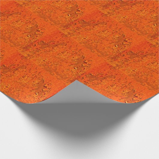  roest: oude getextureerde oppervlakte cadeaupapier (Hoek)