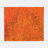  roest: oude getextureerde oppervlakte fleece deken (Voorkant (Horizontaal))