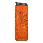 roest: oude getextureerde oppervlakte thermosbeker (Geroteerd rechts)