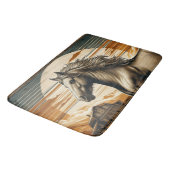 Roest/ paard/western badmat (Gekanteld)