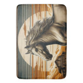 Roest/ paard/western badmat (Voorkant Verticaal)