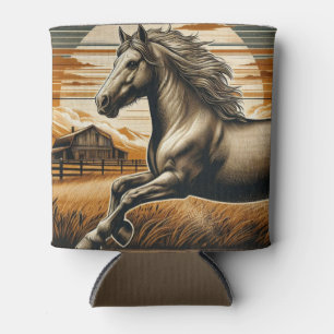 Roest/ paard/western blikjeskoeler