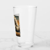 Roest/ paard/western glas (Links)