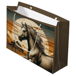 Roest/ paard/western groot cadeauzakje