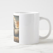 Roest/ paard/western grote koffiekop (Rechts)