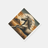 Roest/ paard/western servet (Hoek)