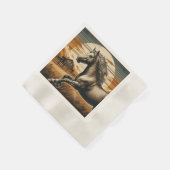 Roest/ paard/western servet (Hoek)