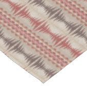 Roest Rood Taupe Beige Donkerbruin Tribal Art Tafelkleed (Gekanteld)