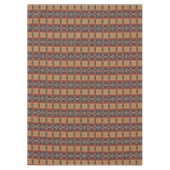 Roest Sinaasappel Donkerrood Bruin Blauwgroen Blau Tafelkleed (Voorkant)