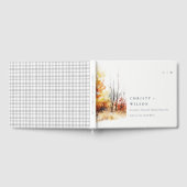 Roest Sinaasappel geel herfst Herfst Landscape Bru Gastenboek (Volledig)